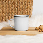 Load image into Gallery viewer, let&#39;s wander where the WiFi is weak. Enamel Mug
