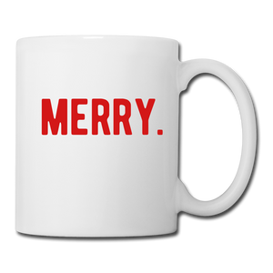 merry. Coffee/Tea Mug - white