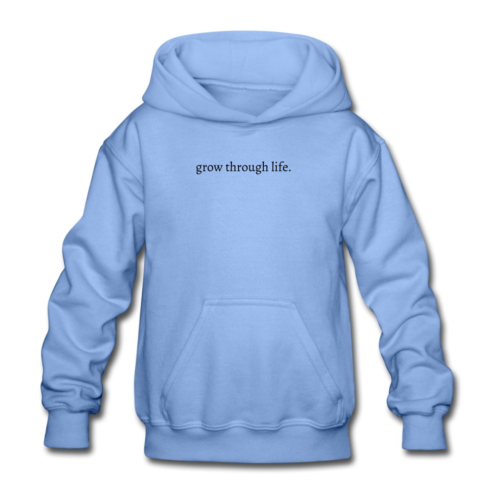 grow through life. Gildan Heavy Blend Youth Hoodie - carolina blue