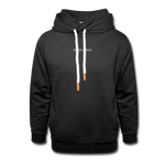 Load image into Gallery viewer, more grace. Shawl Collar Hoodie - black
