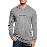 Load image into Gallery viewer, more grace. Unisex Tri-Blend Hoodie Shirt - heather gray
