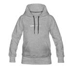 Load image into Gallery viewer, love is a verb (dictionary entry) Women’s Premium Hoodie - heather gray
