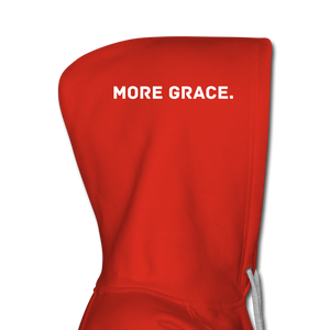 more grace. (words on the hood) Women’s Premium Hoodie - red