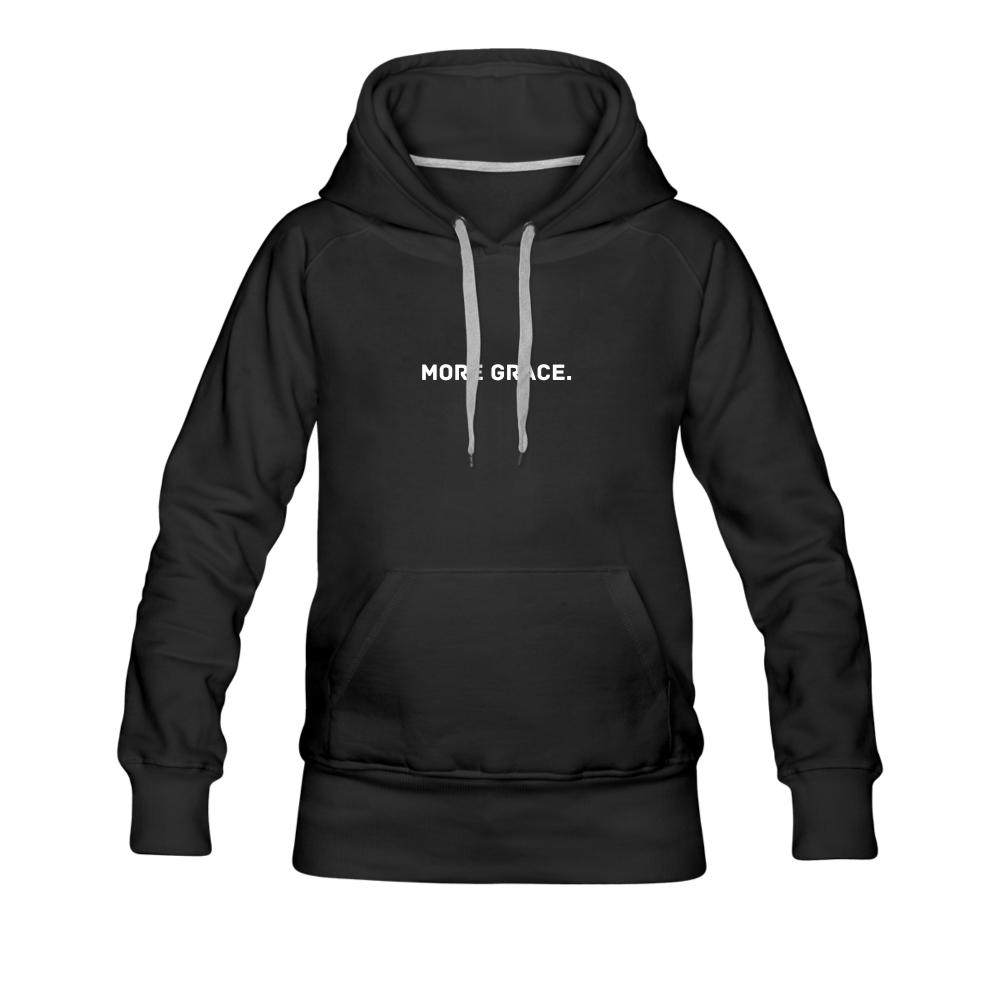 more grace. Women’s Premium Hoodie - black