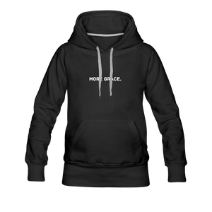 more grace. Women’s Premium Hoodie - black