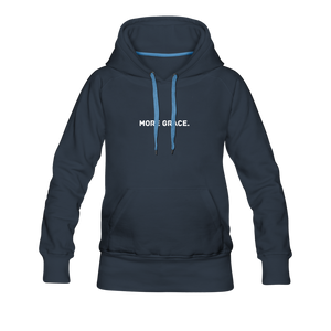 more grace. Women’s Premium Hoodie - navy