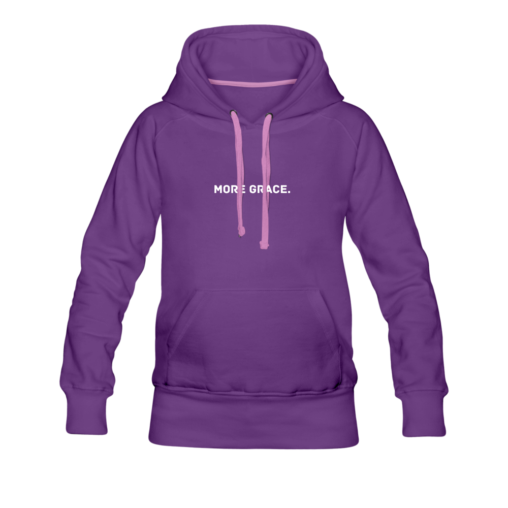 more grace. Women’s Premium Hoodie - purple