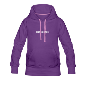 more grace. Women’s Premium Hoodie - purple