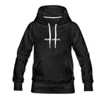 Load image into Gallery viewer, more grace. Women’s Premium Hoodie - charcoal gray
